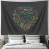 Boho Tapestry Nature Landscape Wall Hanging Forest Trees Mountain Scenic Home Decor Aesthetic Room Divider Dorm Wall Art