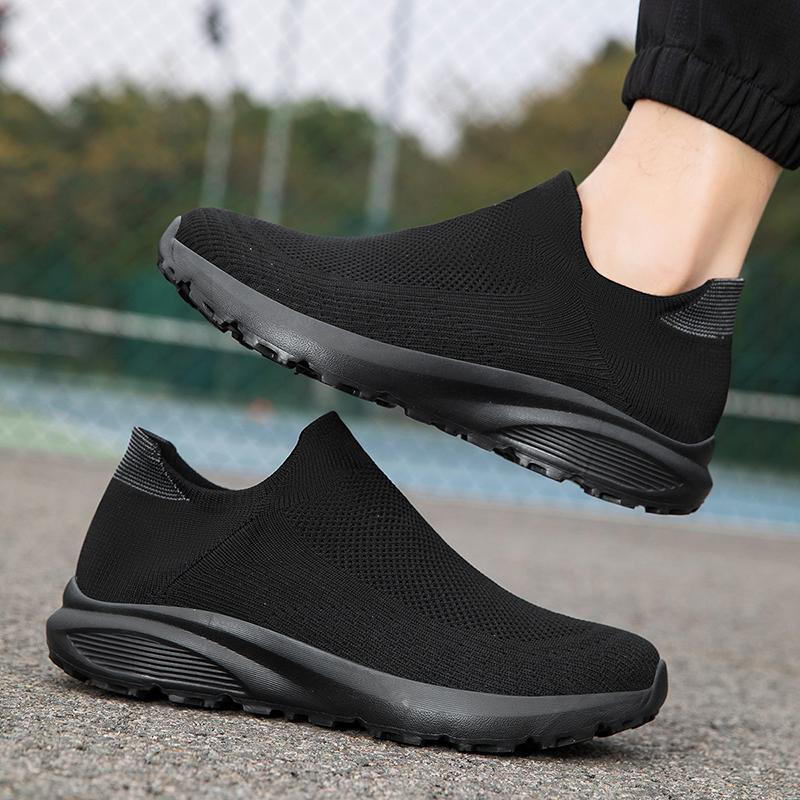 Men’s Moccasins Loafers Casual Slip on Walking Shoes Summer Men’s Slip-ons Lightweight Socks Khaki Black Shoes for Boy Large Size 38-47