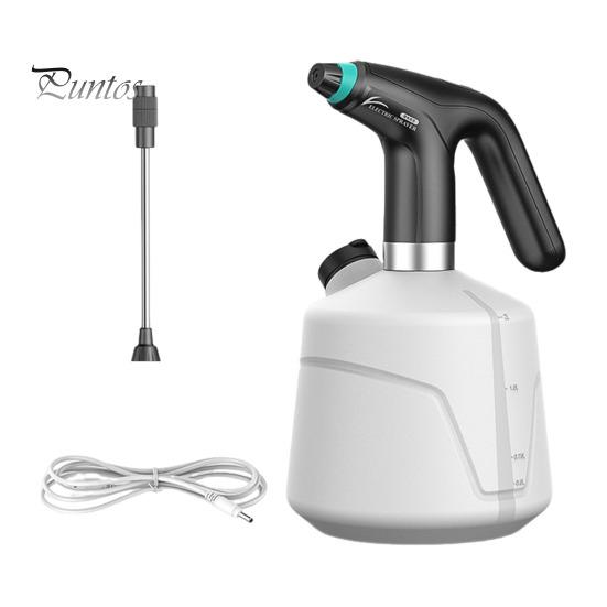 

Электрический распылитель 2 л, перезаряжаемый через USB садовый распылитель с регулируемой насадкой, многофункциональный распылитель с индикатором заряда батареи для полива черный белый