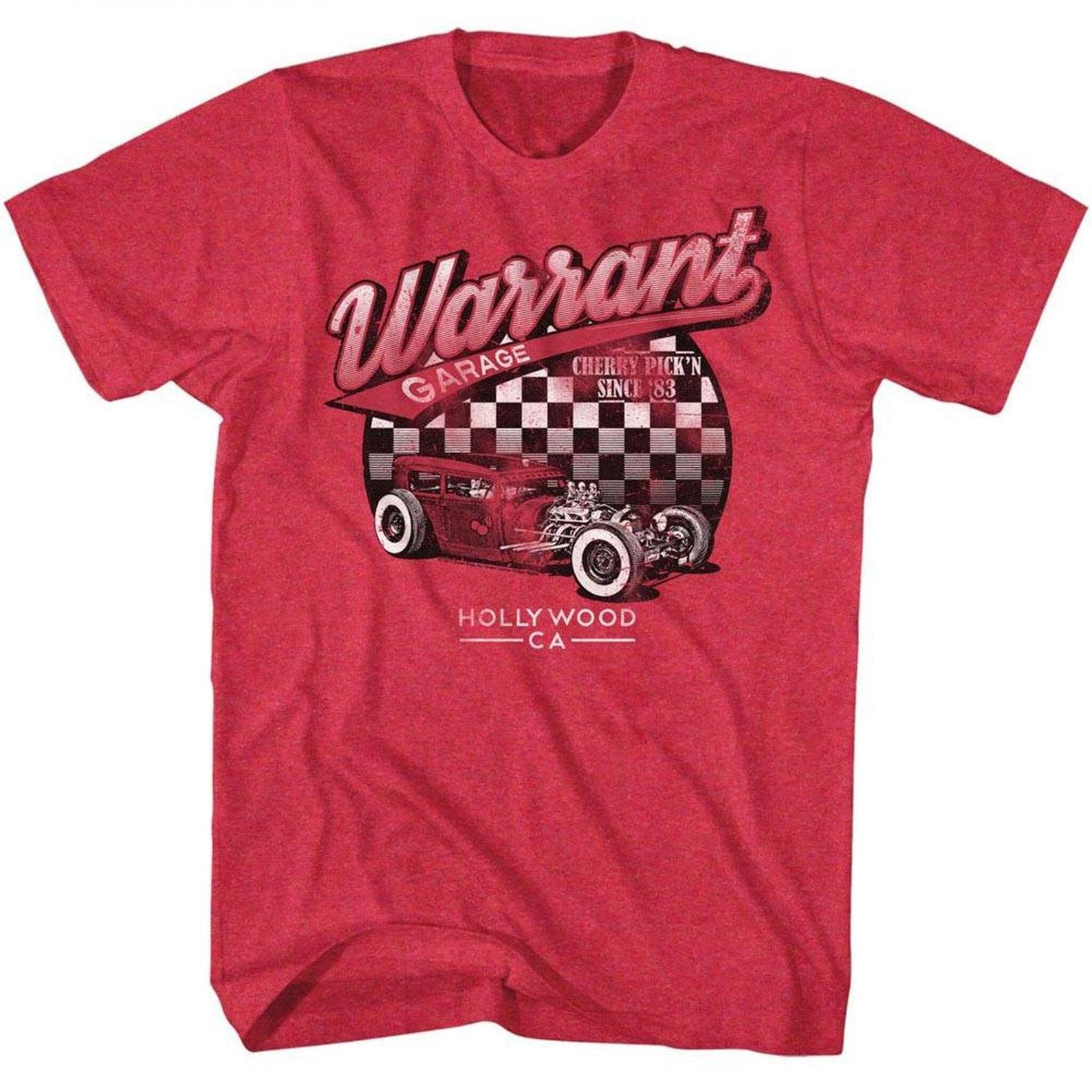 Warrant Garage Cherry Heather Adult T-Shirt L