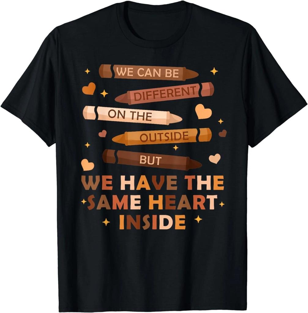 Gleiches Herz Schwarzer Geschichtsmonat Afroamerikanischer Lehrer Geschenk Unisex T-Shirt