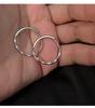 Korean Style S925 Sterling Silver Minimalist Twisted Wave Band Ring for Women - Simple, Elegant, Stacking Ring, New Trend