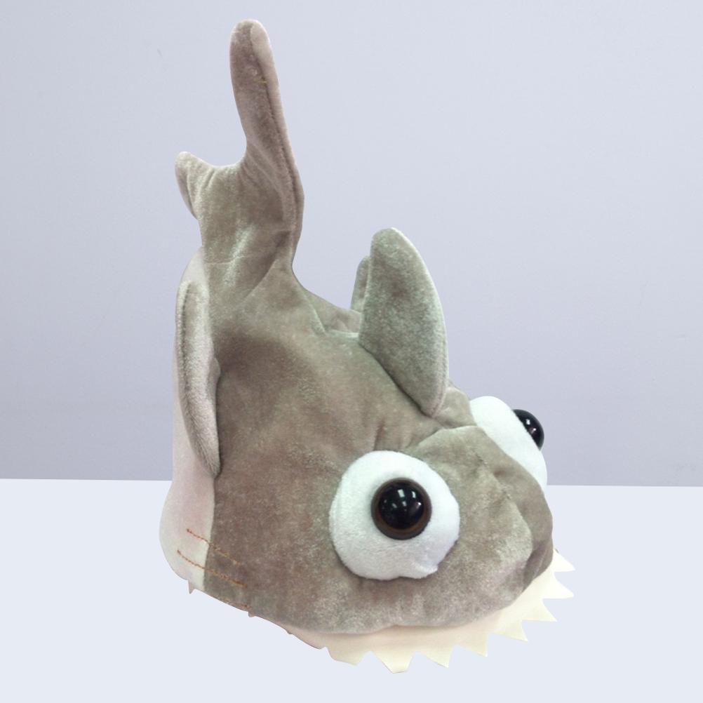 Buy Shark Hat Adult Child Great White Shark Fish Shark Costume Hat for ...