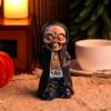 Halloween Standing Skull Man Ornament, Creative Ghost Festival Horror Mask Man Resin Craft Ornament