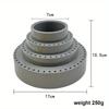 1Pc Professional Rotating Round Shape Drill Bit Storage Case 360°Rotating Box Grinding Tool Tip Stand Organizer Jewelry DIY Tool.