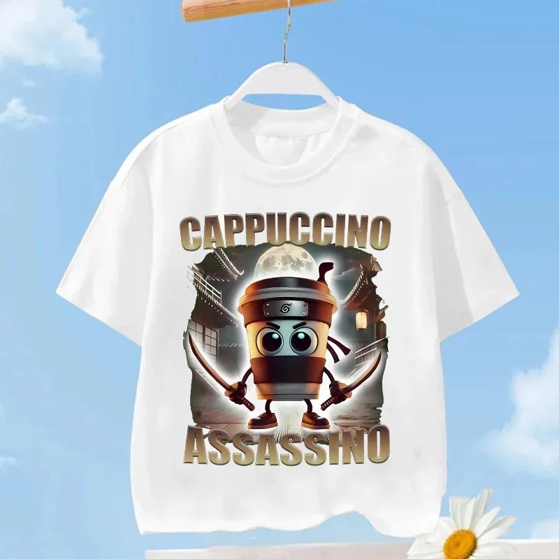 Dětské tričko Tungtung Sahur Brainrot Anime Trička Chlapec Dívka Léto Krátký Rukáv Bavlna Top Dětské Oblečení Dárek