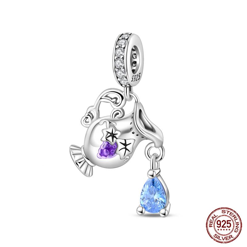 Copper Fashion Holiday Beach Watermelon Green Pear Charms Beads For 3Mm Bracelet Diy Fine Jewelry Gift Making