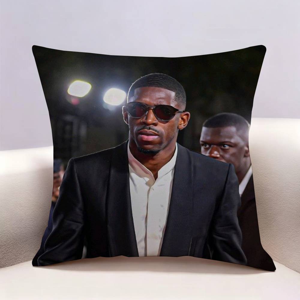 Ousmane D-Dembele Football Double-sided print Pillow Case Pattern Printed Pillowcase For Living Room Sofa Cushion Cover