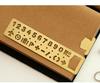 2021121732 Vintage Brass Letter and Numbers Metal Ruler Template Ruler Bookmark Marker Stationery School Supplies Belt Buckle