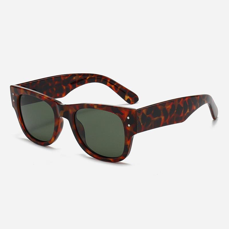 Black Square Polarized Sunglasses For Women Men Uv400 Protection Outdoor Sport Fashion
