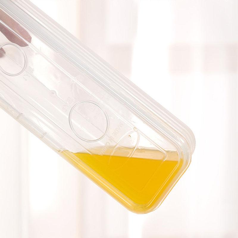 Boîte de conservation des aliments en plastique pour nouilles fraîches, boîte hermétique rectangulaire pour fruits, réfrigérateur, rangement, fournitures de cuisine, outil pour la maison