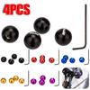4pcs MTB Road Bike Inner Wire Ball End Caps Reusable Brake Shifter Cable Tips Screw Fixed Derailleur Crimps Bicycle Accessories