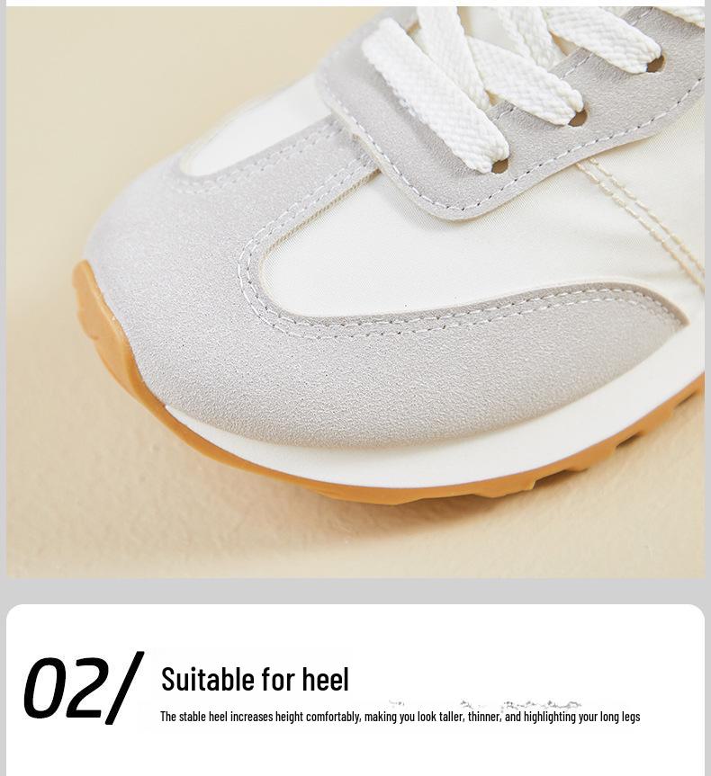 Trendy koreańskie 2025 damskie trampki Forrest Gump: Oddychające, codzienne buty do biegania dla studentów, edycja letnia (JCF-205).