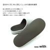 Okamura Slippers with Toe Grip Size Gray Comfort, M,