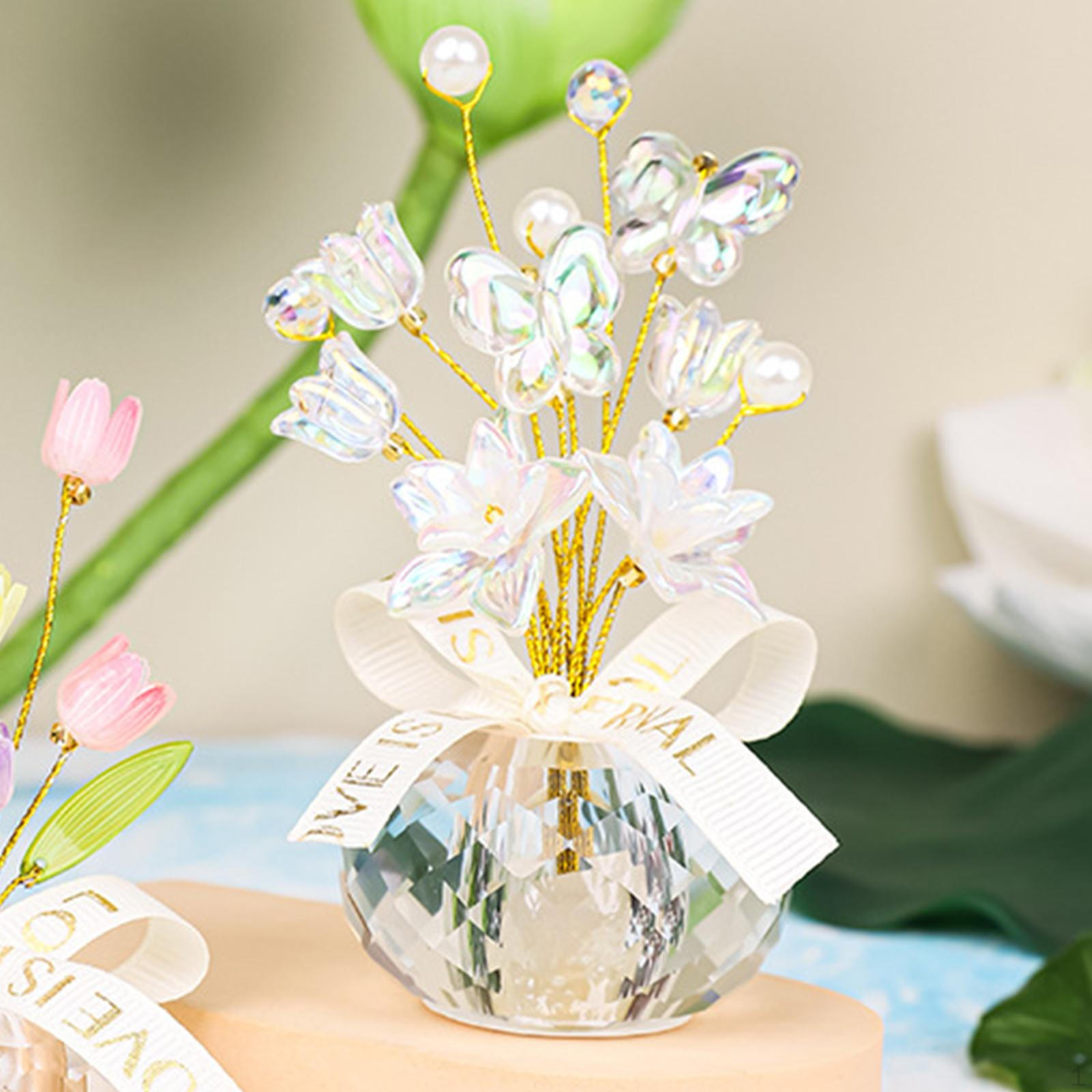 

Хрустальный Цветок Украшение для Автомобиля Украшение на Приборную Панель для Интерьера Автомобиля Butterfly