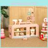 Wooden Pretend Bakery Store Toy Child Realistic Pastries Interaction Educational