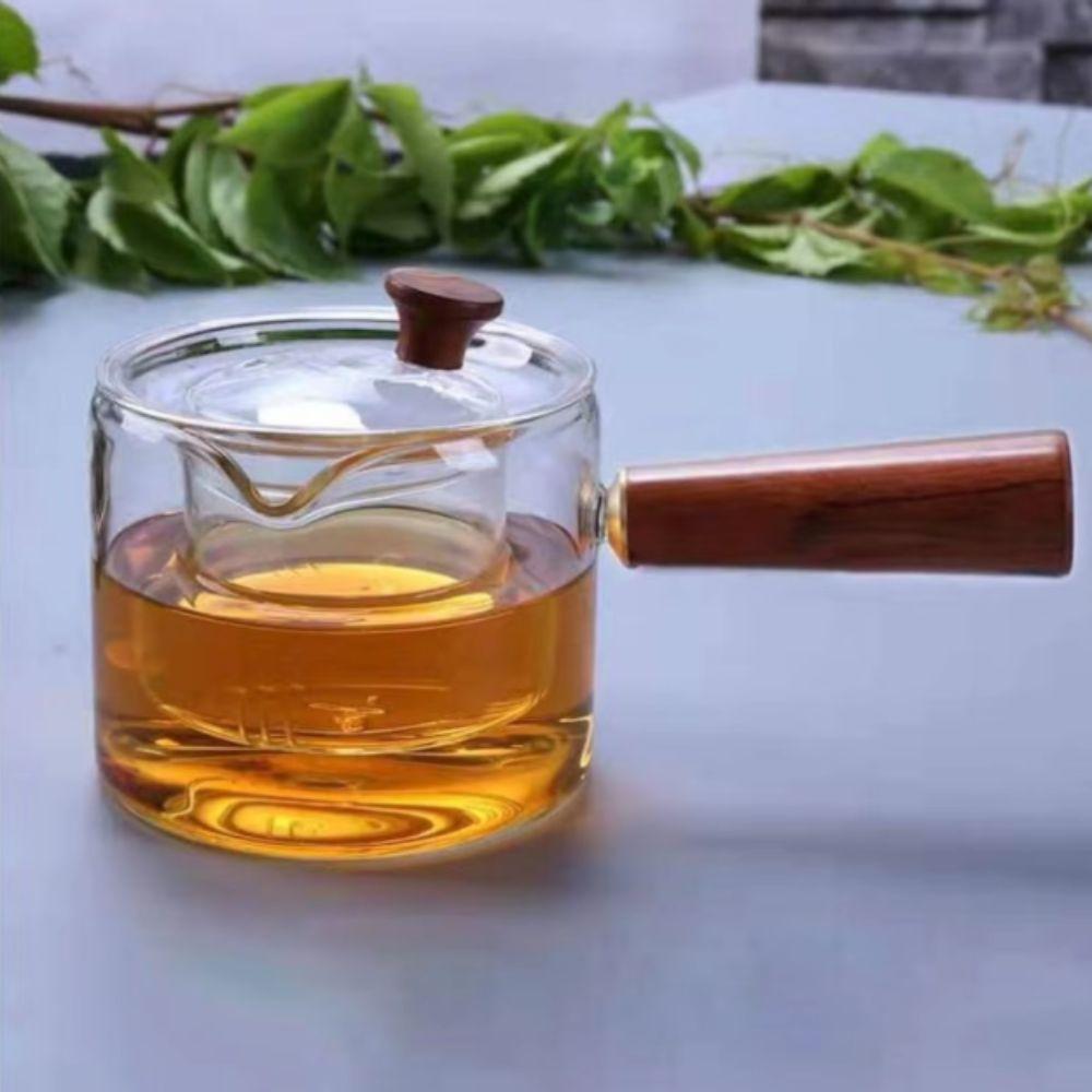 Heat-resistant Glass Teapot Thickened Glass High Borosilicate Glass Borosilicate Glass Teapot Loose Leaf Tea Strainer Filterable