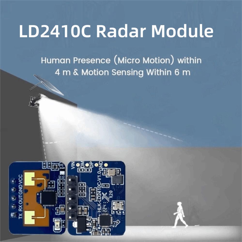 High Accuracy LD2410C Radar Module Heartbeat Detection Sensor Smart Home Applications