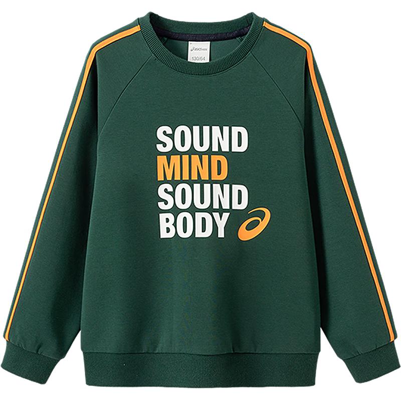 ASICS Kids  Casual Printed Crewneck Sweatshirt 130