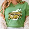 Dungeon Crawler Carl Shirt | Goddamnit Donut T-Shirt, Funny Sci-Fi Book Tee, LitRPG Fan Gift