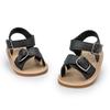 Newborn Baby Sandals Shoes Infant Girl Boy Summer Rubber Learther Anti-slip Flat Soft Toddler First Walkers Shoes
