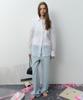 Leuba Crinkled Drawstring Shirt - Snow White