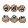 6 Pcs Car Tail Light Taillamp Rear Bulb Socket For JEEP Grand Cherokee Dodge 4676589 Replacement