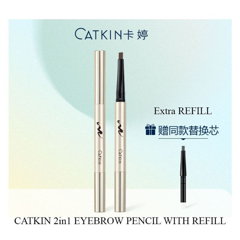 CATKIN - 2 In 1 Eyebrow Pencil With Refill