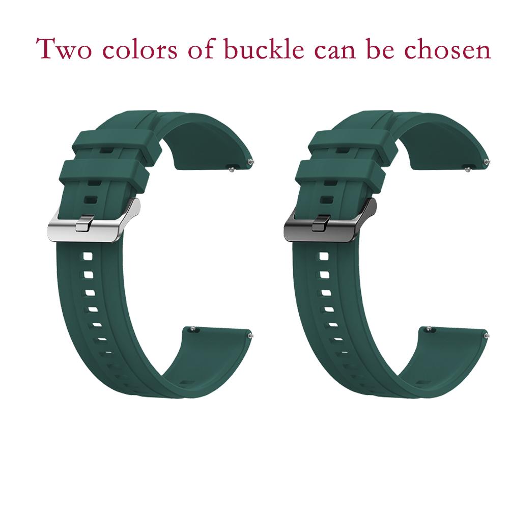 Compatible for CMF Watch 3 Pro 22mm Universal Sport Breathable Silicone Classic Buckle Replace Wristband for CMF Watch Pro/Pro 2
