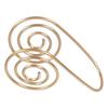 Flexibler Kupfer-Spiral-Handring Natürlicher Energieverstärker Verstellbare Größen Metalltextur für tägliche Energieerdung