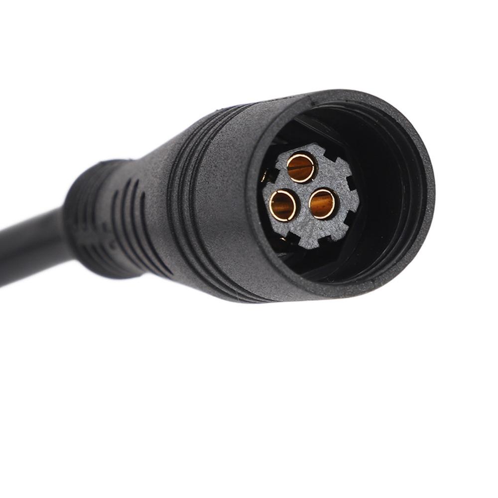 69cm Electric Bike Motor Adapter Cable Waterproof Motor Adapter Conversion Cable  Motor Conversion