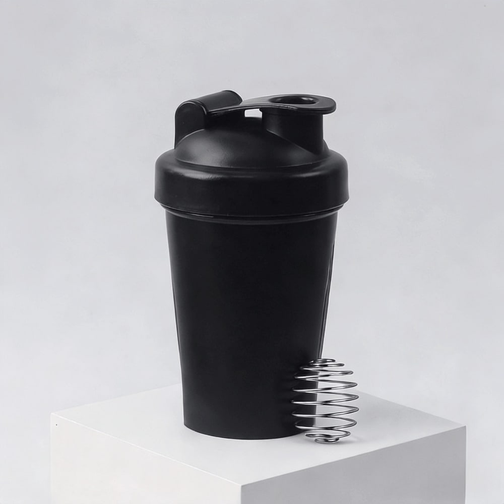 Protein Powder Shaker Bottle with Mixing Ball, Leak-Proof, Suitable for Gym, Workout, Smoothie Blending