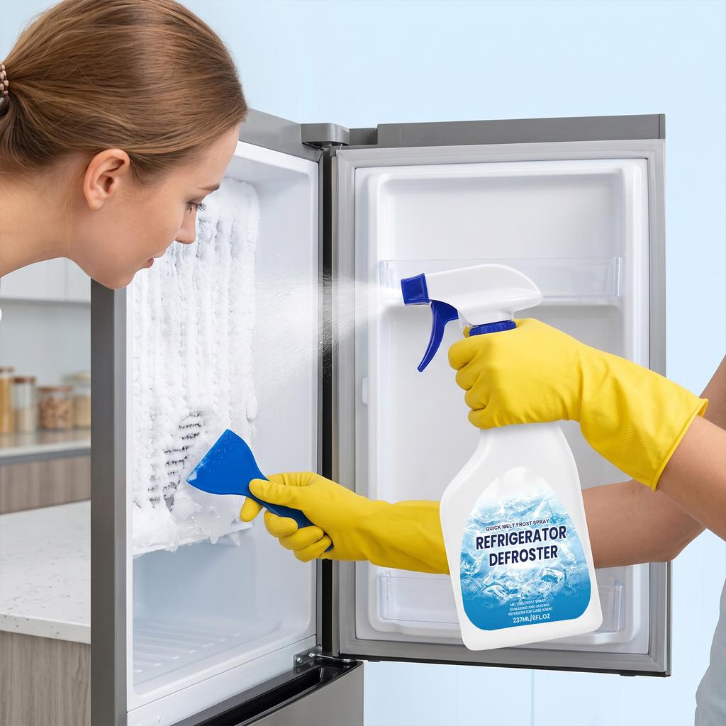 Kühlschrank-Enteiser-Spray für Gefrierschrank und Kühlschrank zur Eisentfernung, Küchenreinigungslösung