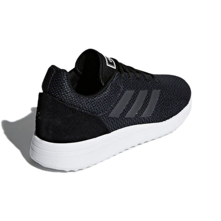 Adidas Neo Run 70S Sports Fabric Non-Slip Wear-Resistant Low-Top Marathon Running Shoes Unisex Sneaker Carbon-Black B96564