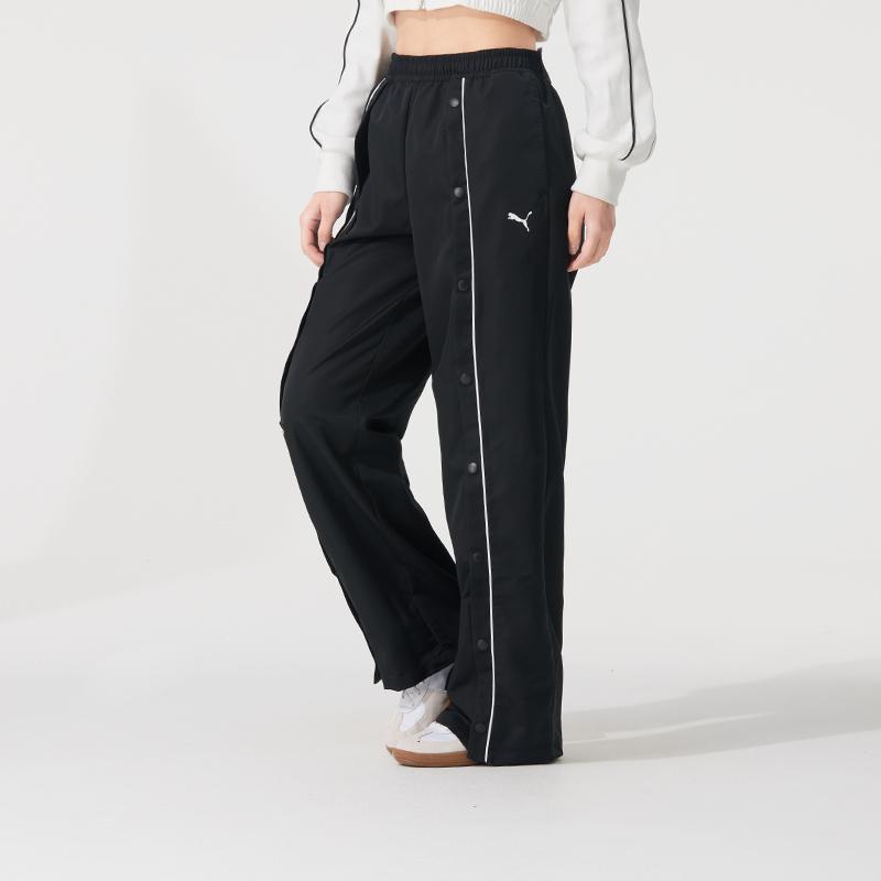 

New PUMA Sports Life Collection SS25 Casual Pants Women s Black 631728-01 M