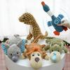 Pet Plush Sound-sounding Cat and Dog Toys, Corn Wool Multi-color Teething, Durable Dog and Cat Products