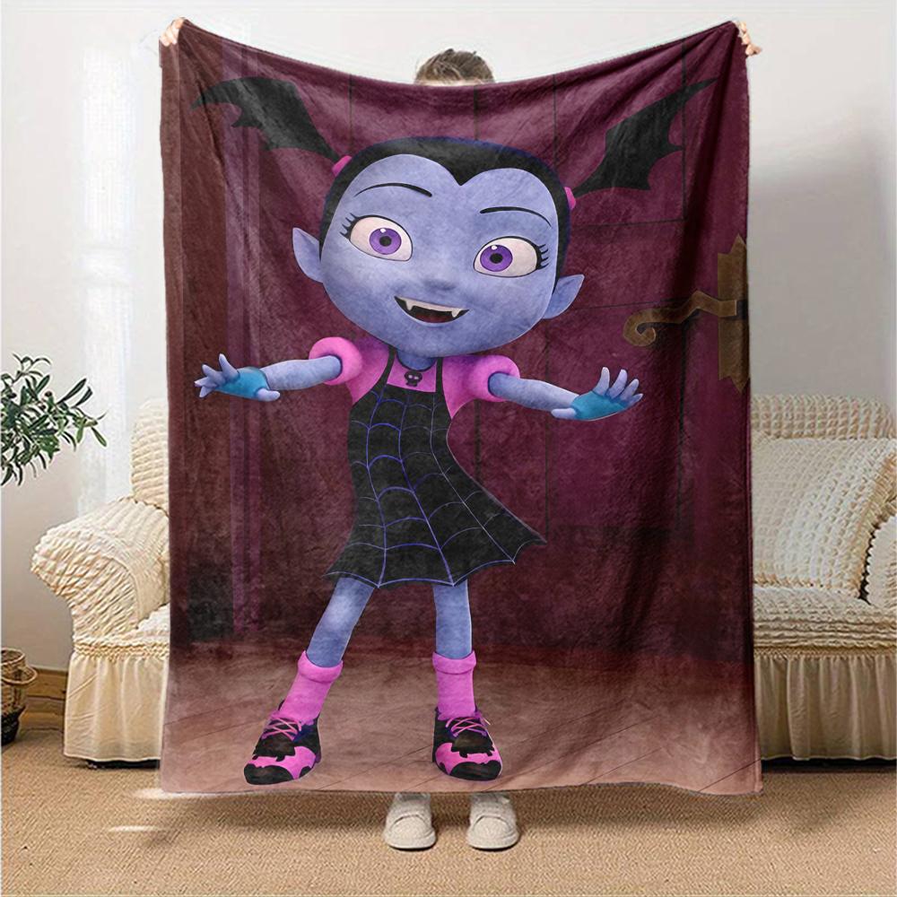 1pc Vampirina2 Blanket, Gift, for Men and Women, Soft Blanket, Good for Sofa Bed Couch Travel, Lightweight Flannel Blanket