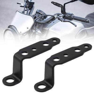 Motorcycle Mounting Bracket, Motorcycle Spotlight Bracket, Motorcycle Turn Signal Support Relocation Bracket, Metal Holder Black