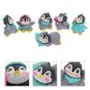 1 Set (6 Pcs) Cute Penguin Miniature Figurines Showpiece | Gift for Him/Her, Return Gift, Home Decor, Table, Car Dashboard
