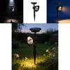 Outdoor Solar Lawn Lights With Waterproof Design For Garden Pathway Illumination