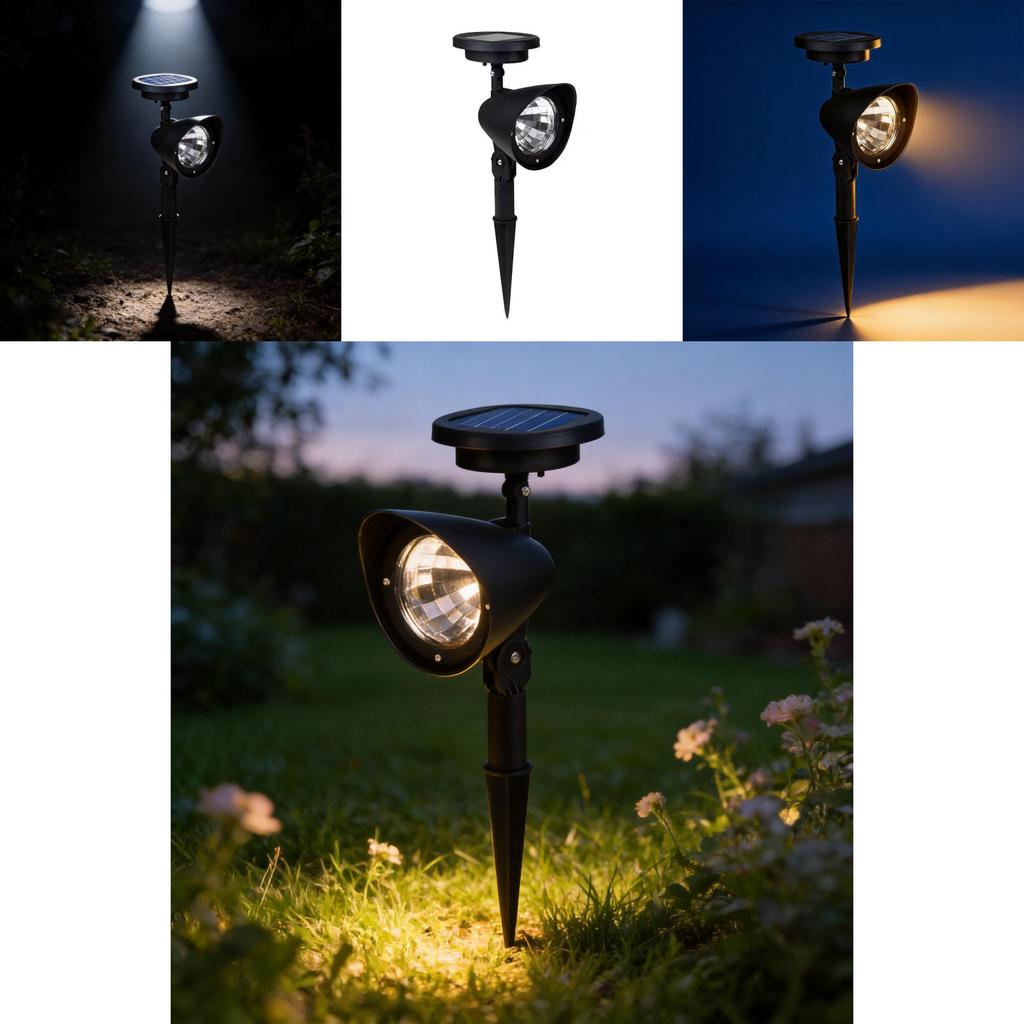 Outdoor Solar Lawn Lights With Waterproof Design For Garden Pathway Illumination