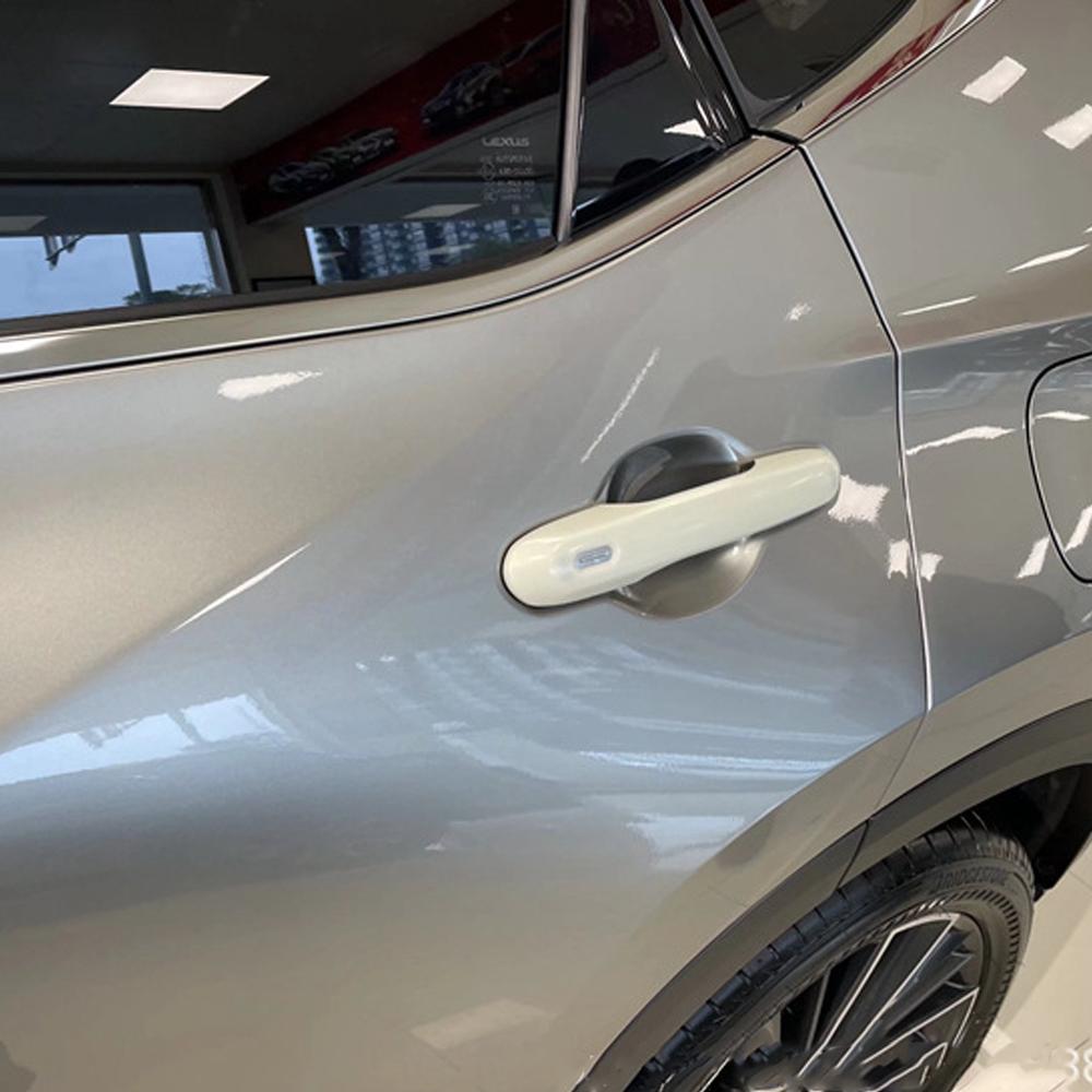 For Lexus NX 2022 Door Grab Handle Shell Decoration Trim Cover Decal Sticker Car Exterior Accessories Styling ABS Carbon