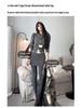 Petite Elegant High-Waisted Grey Wool Blend A-Line Mini Skirt for Women - Slimming Autumn/Winter 2026 Style