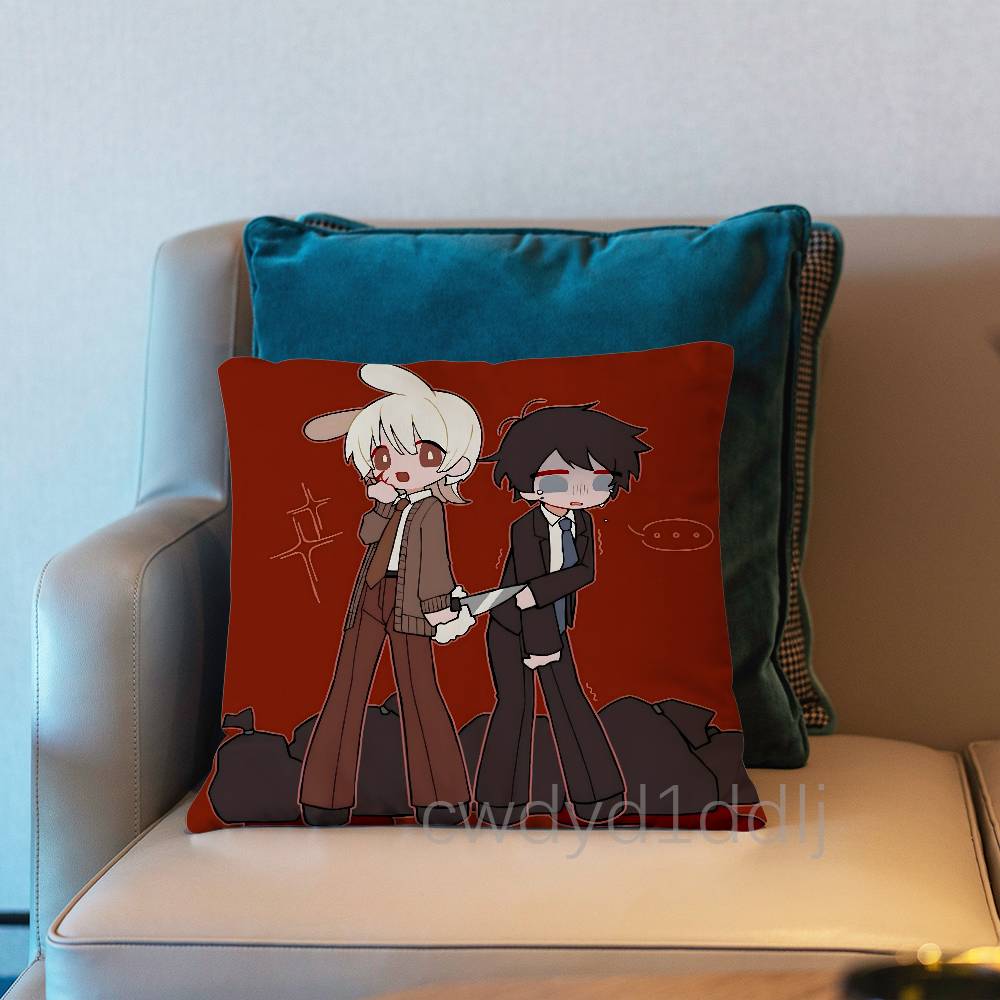 Anime SSaihate Station Pillow Case Cover Square Sofa With For Pattern Comfortable Cushion Suitable Of Room
