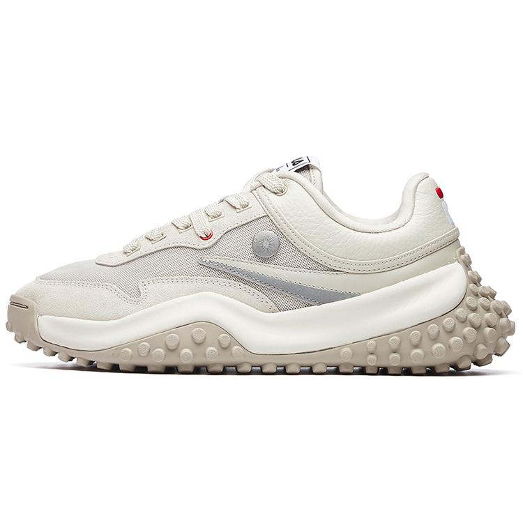MIHARA YASUHIRO x FILA T1 Кожаные Низкие Кроссовки на Толстой Подошве Женские Песочный Ракушечник F12W034123FSS 38