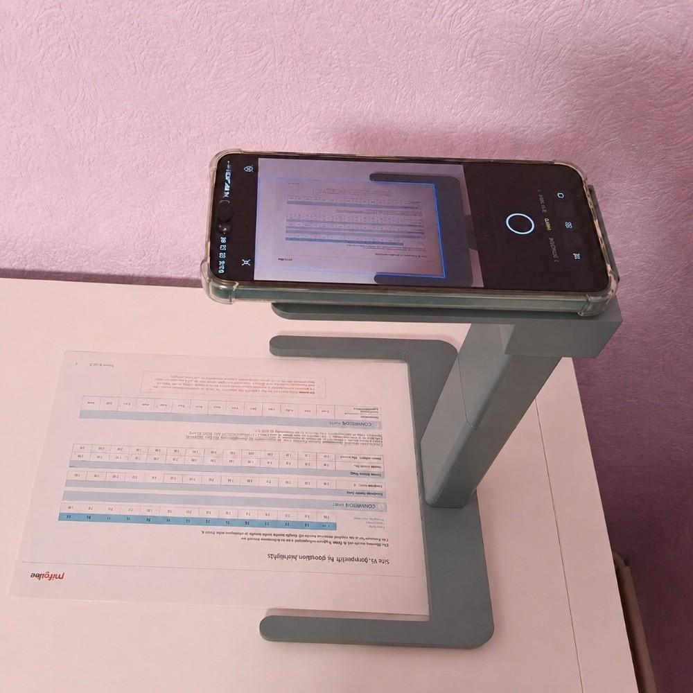 3D Printed Coin Shooting Stand Hollow Top Platform Overhead Shooting Stand  Document Scanning