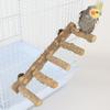 Wear-resistant Bird Cloud Ladder Wood Parrot Grinding Claws Stick Bird Climbing Ladder  Hamster