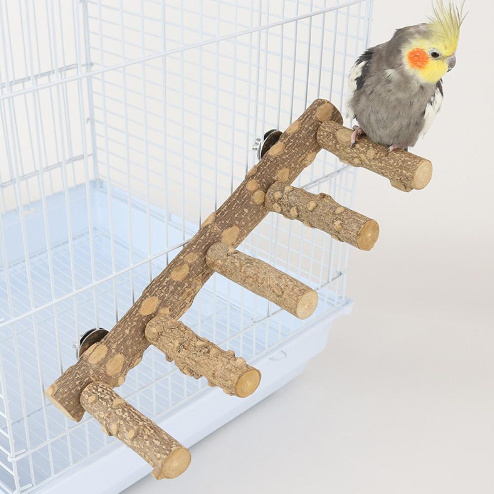 Wear-resistant Bird Cloud Ladder Wood Parrot Grinding Claws Stick Bird Climbing Ladder Hamster
