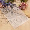 Birthday Celebration Clear Silicone Stamp Scrapbooking Silicone Stamp for Birthday Card Making, Photo Album Decoration