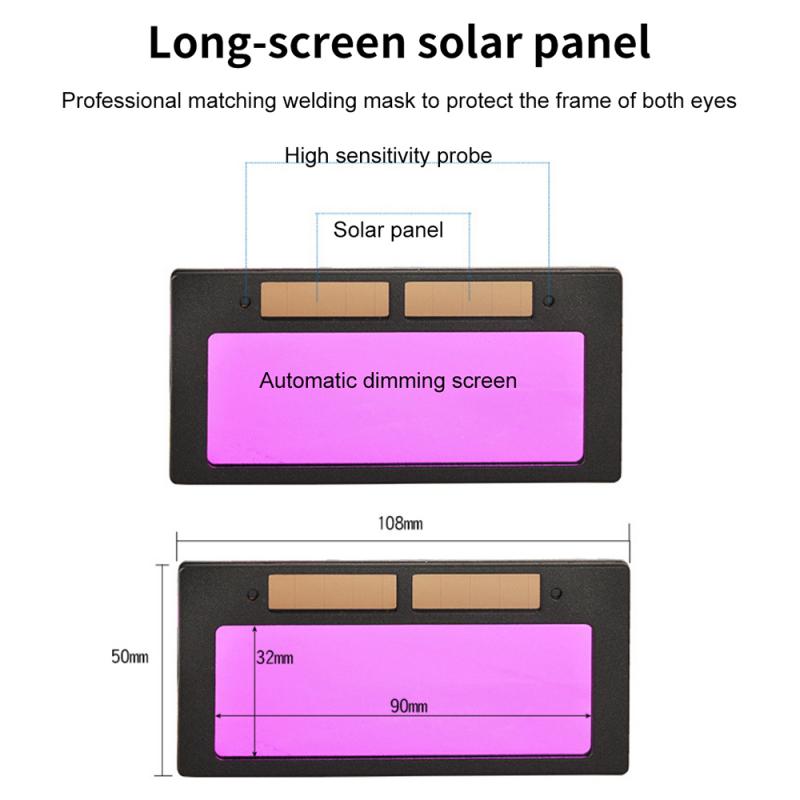 Solar Auto Darkening Welding Helmet Eyes Protector Splash Proof Welder Goggles Machine Cutter Soldering Mask Filter Lens Tool